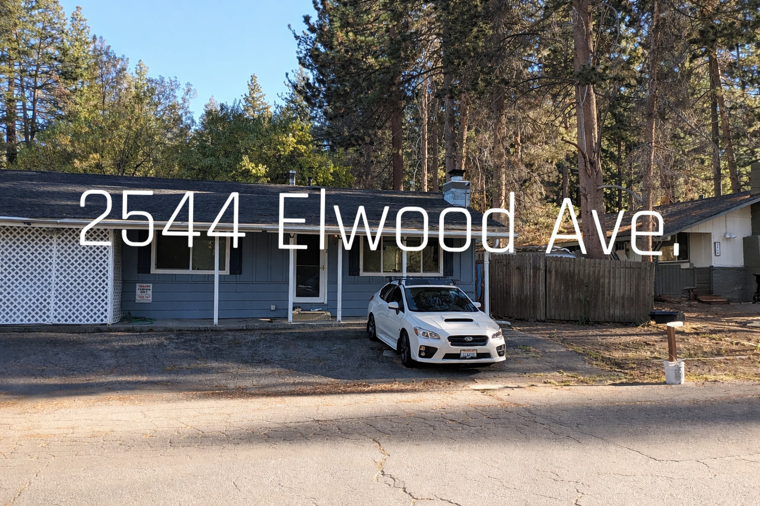 South lake Tahoe Multiplex: 2544 Elwood ave