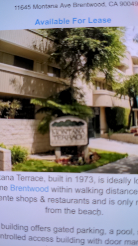 LOS ANGELES House: 11645 MONTANA AVE APT 224, 11645