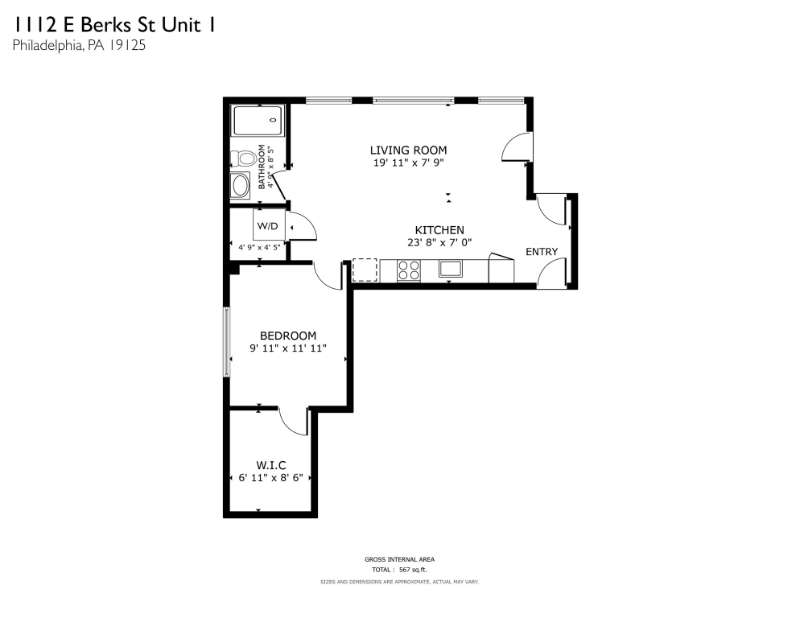 Philadelphia Apartment: 1112 E Berks St.