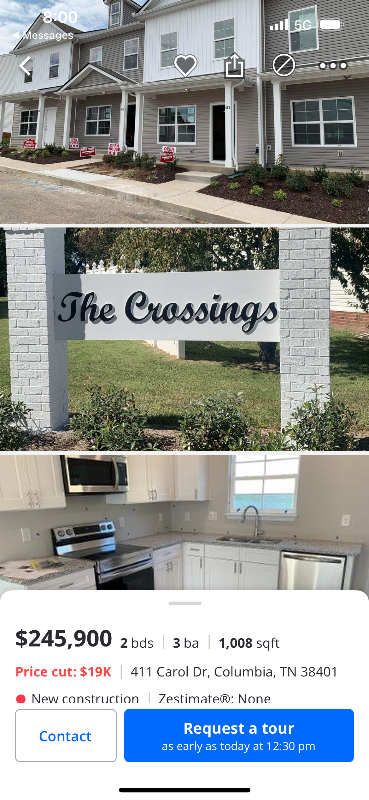 Columbia Townhome: 338 Kristen Court