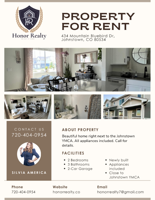 Johnstown Townhome: 434 Mountain Bluebird Dr