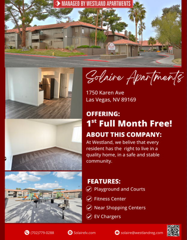 Las Vegas Apartment: 1750 Karen Ave