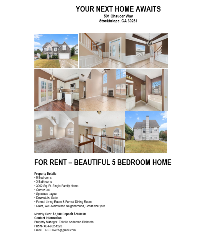 Stockbridge House: 501 Chaucer Way