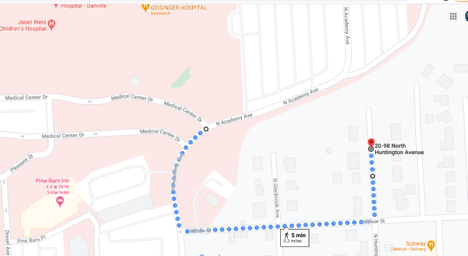 Danville Apartment: 44 N HUNGTINGTON