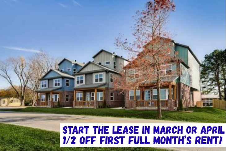 Fayetteville Townhome: 1735 W Deane St