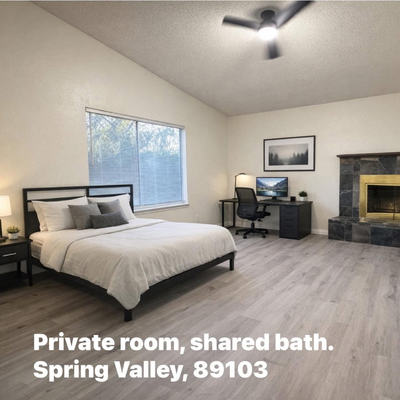 Las Vegas Single Room: 6802 W Bonillo Dr