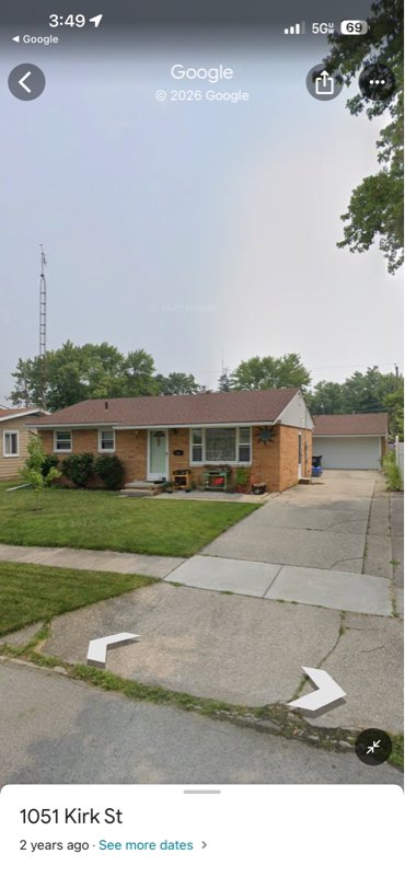 Maumee House: 1050 Kirk st