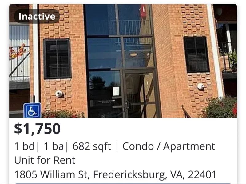 Fredericksburg Condo: 1805 William St