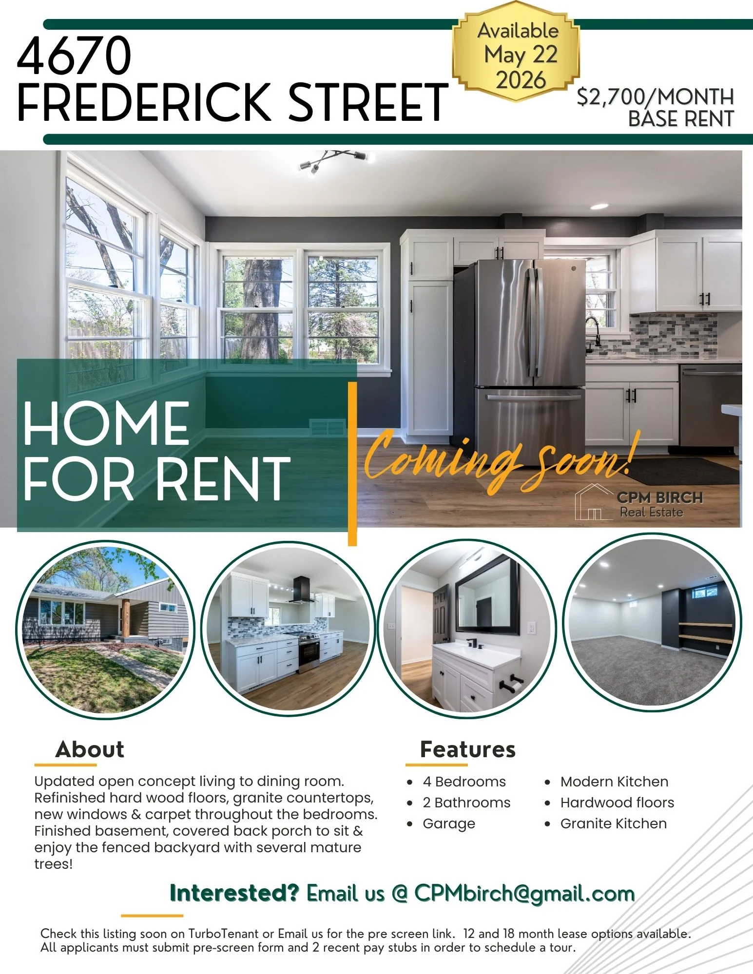 Omah House: 4670 Frederick Street