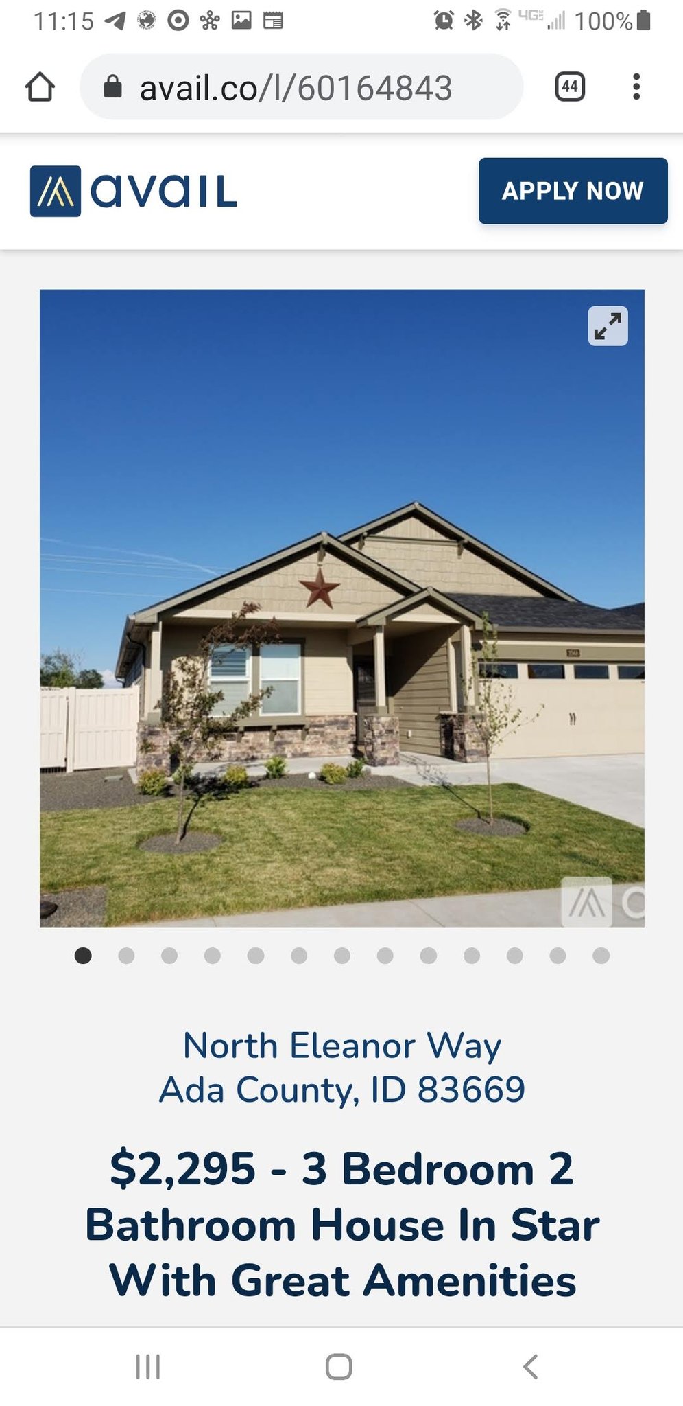 Star House: 3568 N Eleanor Way