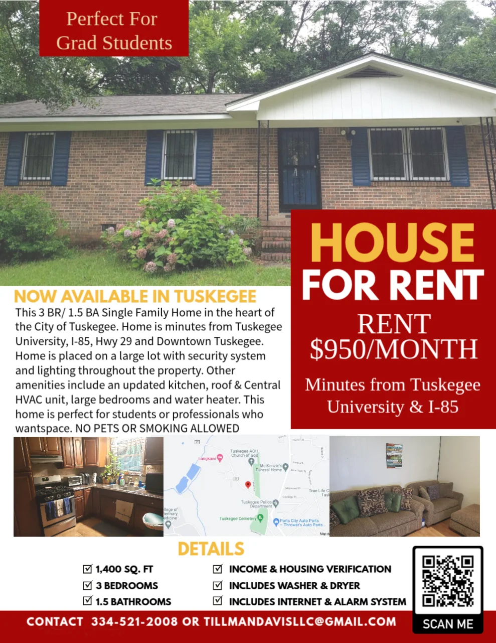 Tuskegee House: 1602 Ashdale Road