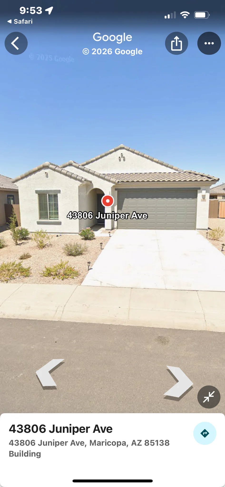 Maricopa House: 43806 W Juniper Ave