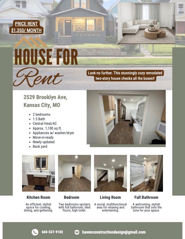 Kansas City House: 2529 Brooklyn Ave