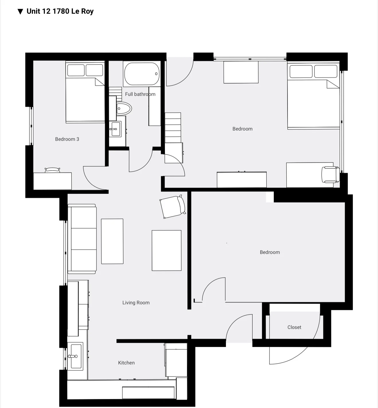 Berkeley Apartment: 1780 LeRoy Ave