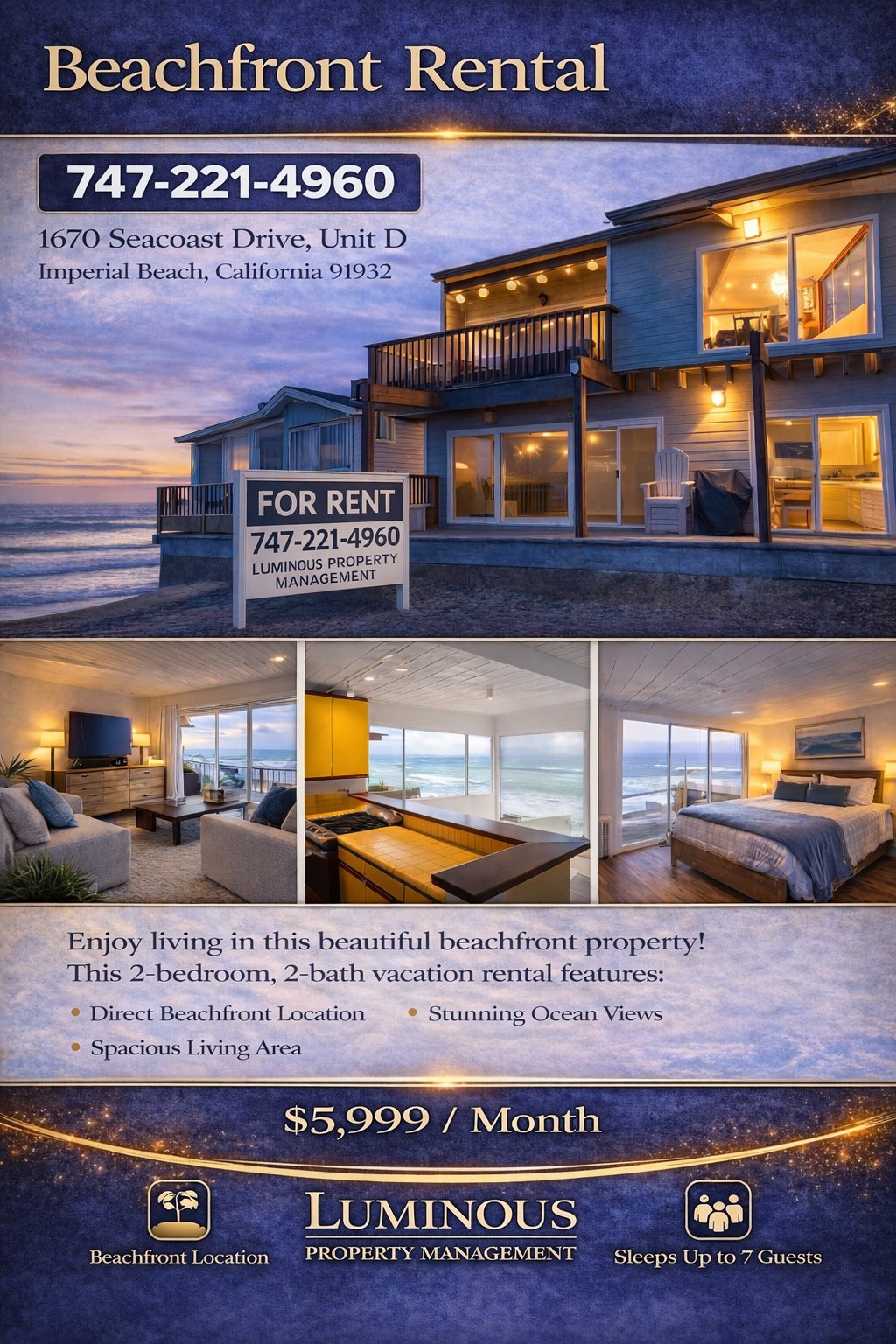 Imperial Beach House: 1670 Seacoast Dr.