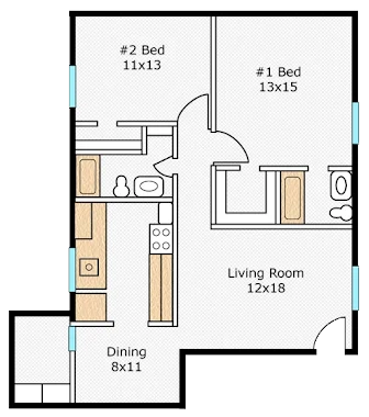 Bedford Apartment: 531 Bedford Rd