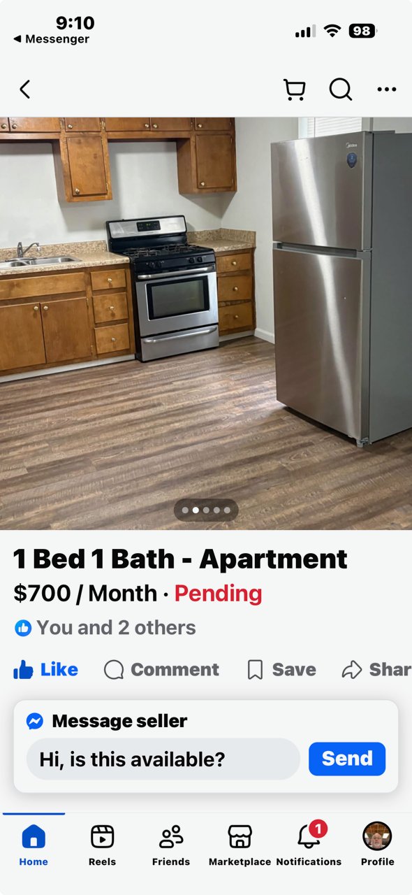 Vinita Apartment: 405 south scraper