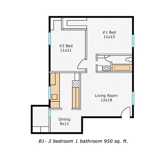 Bedford Apartment: 531 Bedford Road