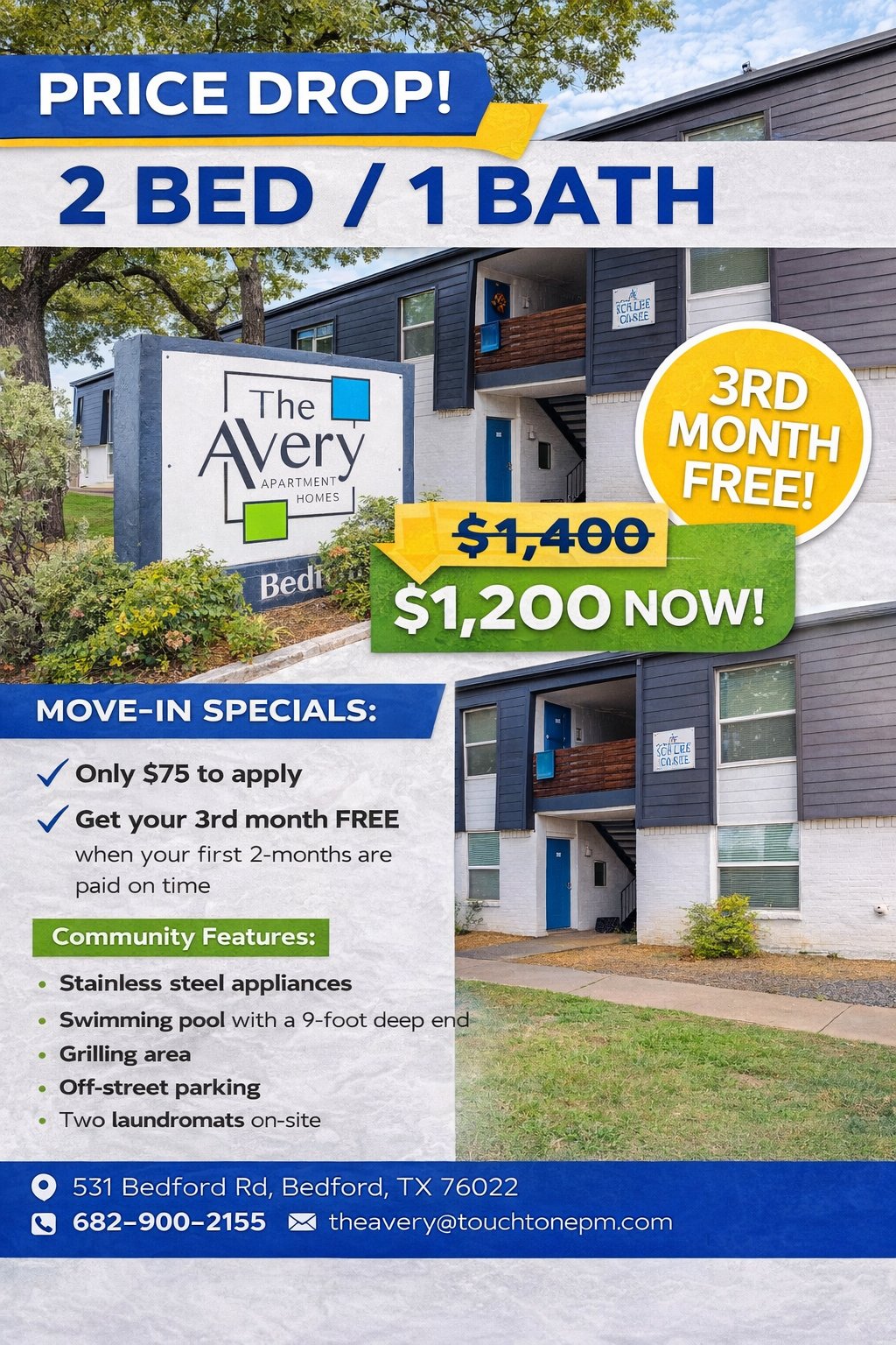 Bedford Apartment: 531 Bedford Rd.