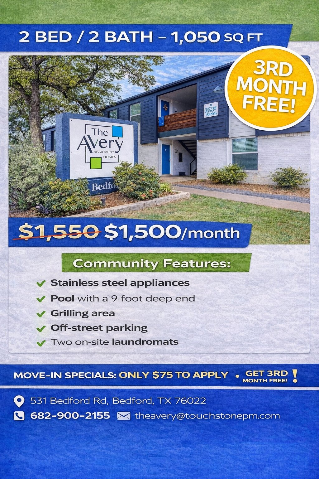 Bedford Apartment: 531 Bedford Rd.