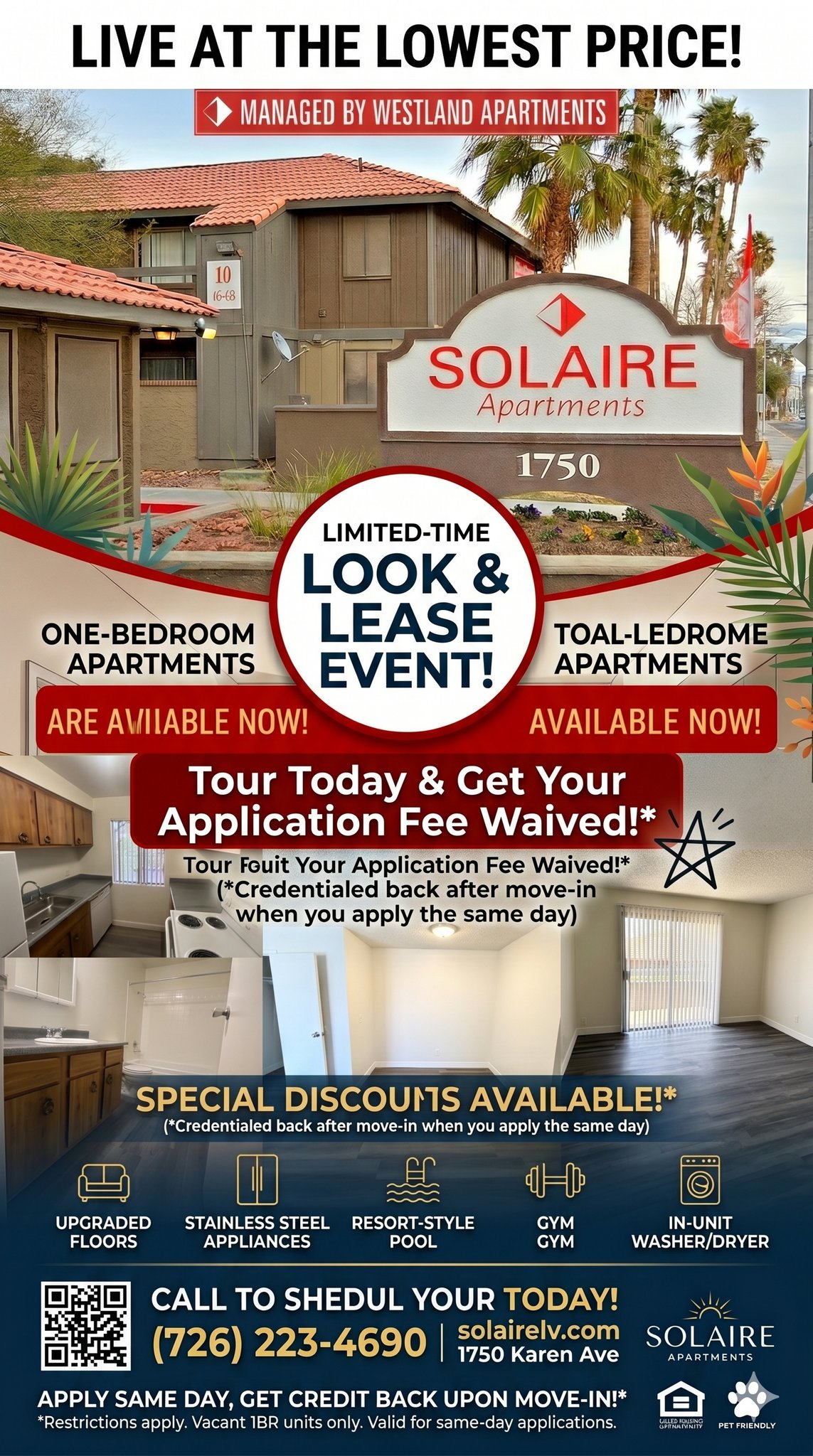 Las Vegas Apartment: 1750 Karen Ave