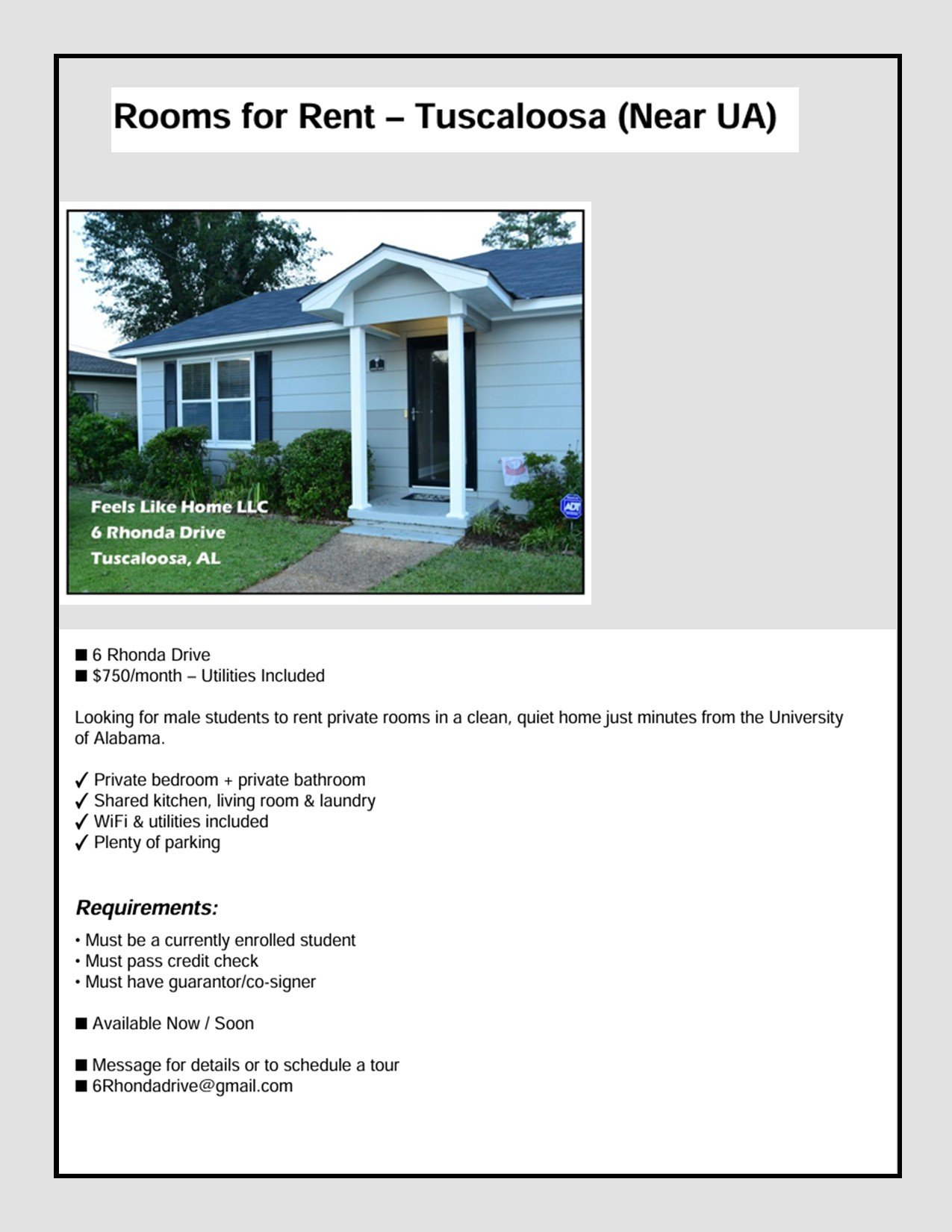 Tuscaloosa Other: 6 Rhonda Dr