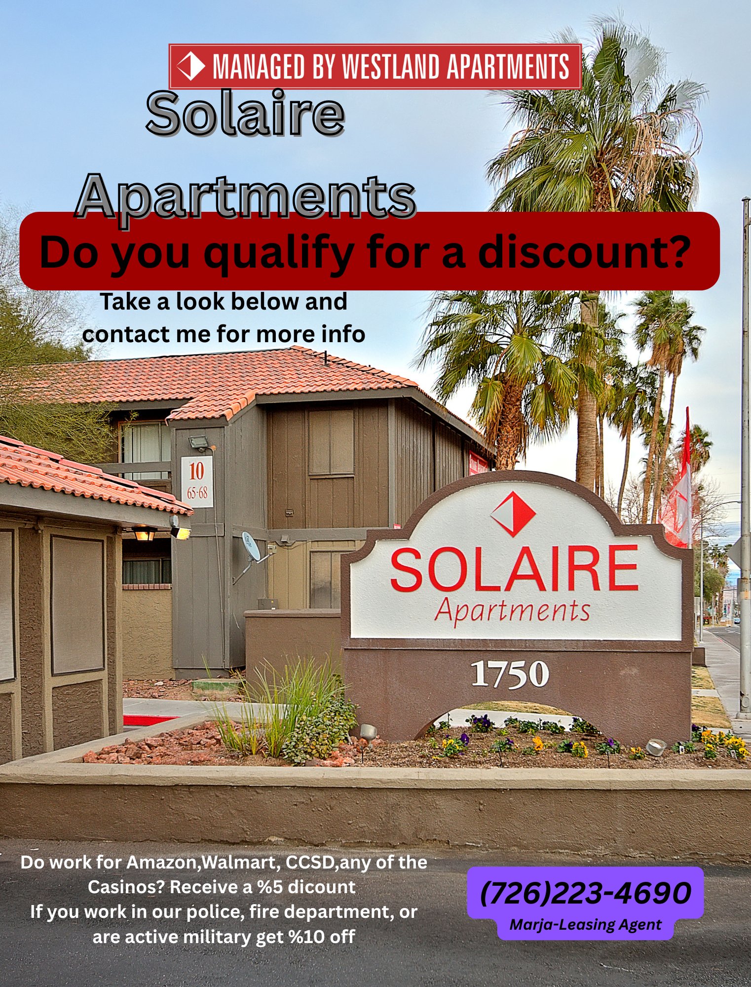 Las Vegas Apartment: 1750 Karen Ave