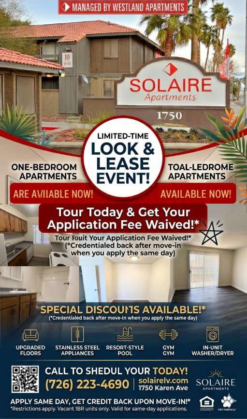 Las Vegas Apartment: 1750 Karen Ave