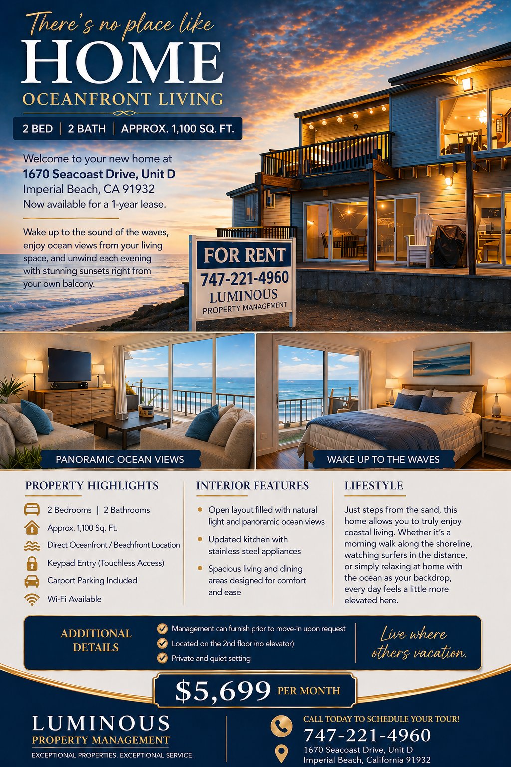 Imperial Beach House: 1670 Seacoast Dr.