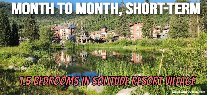 brighton Condo: 12082 E Big Cottonwood Canyon Rd
