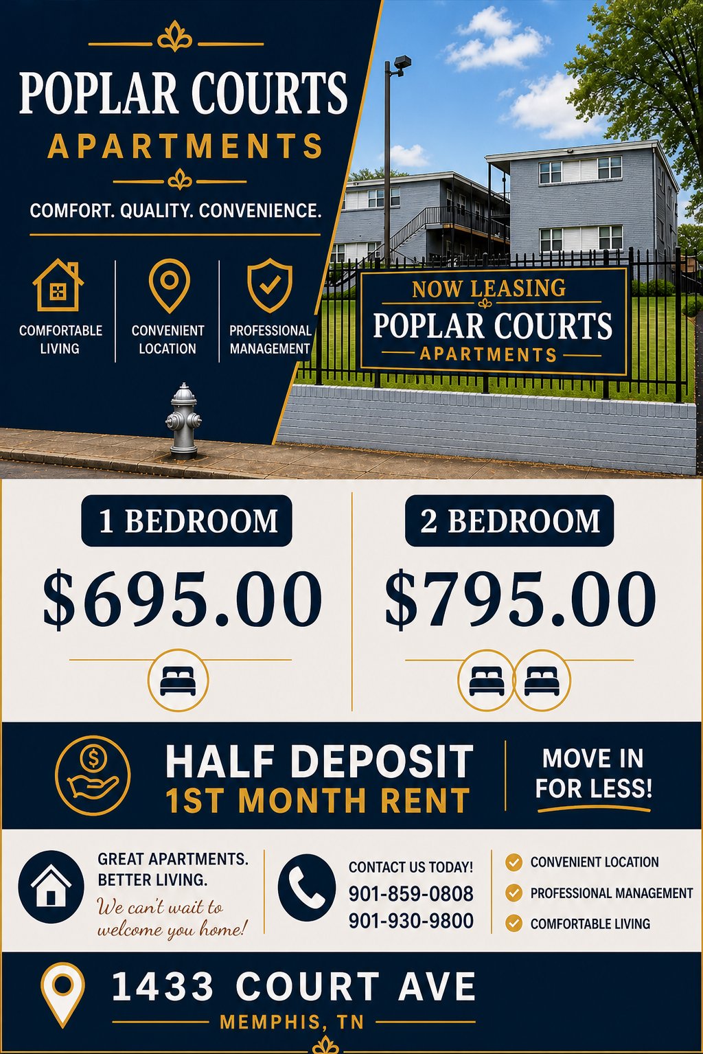 Memphis Apartment: 1433 Court Ave