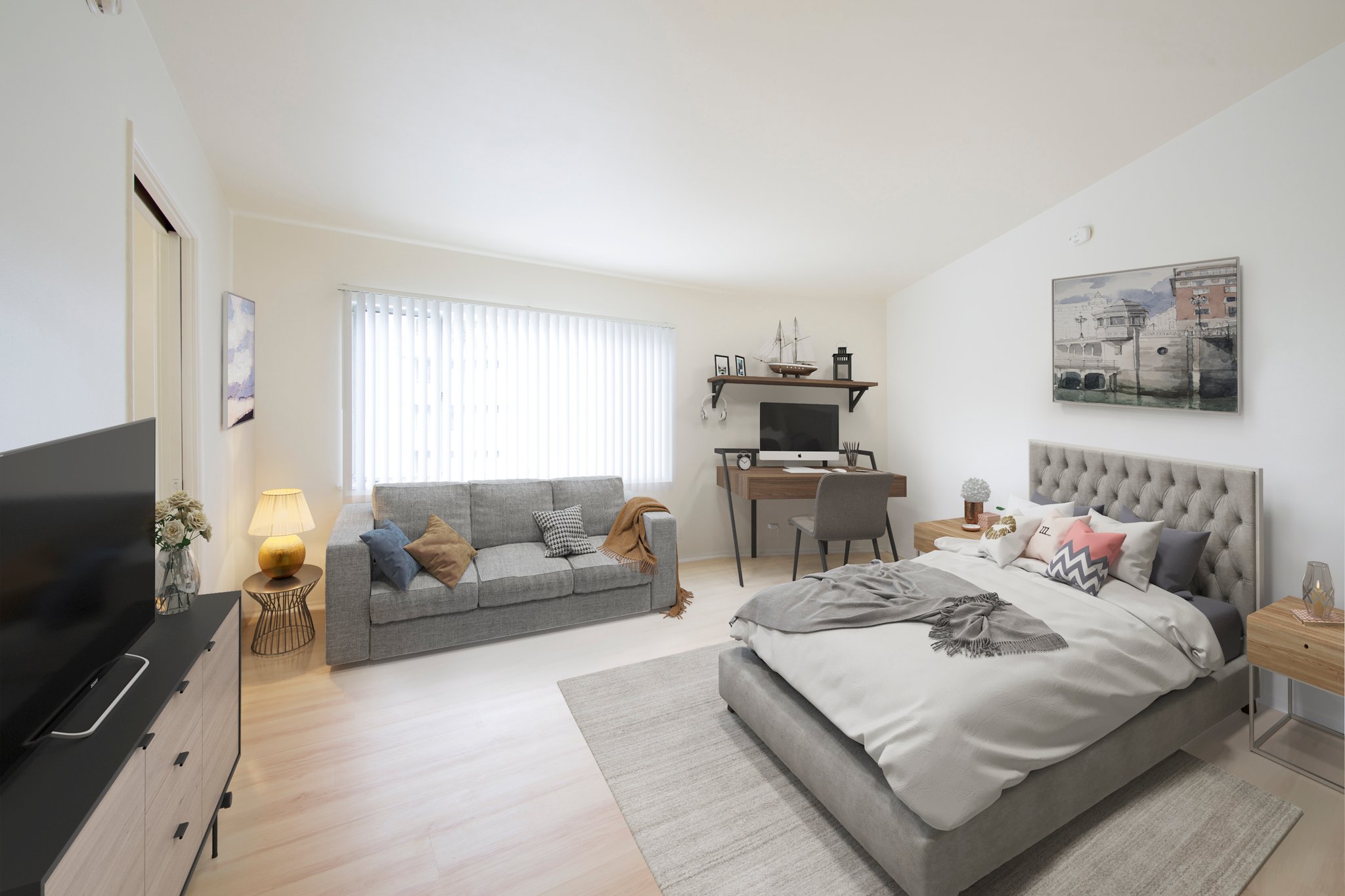 Los Angeles Apartment: 667-669 Levering Ave