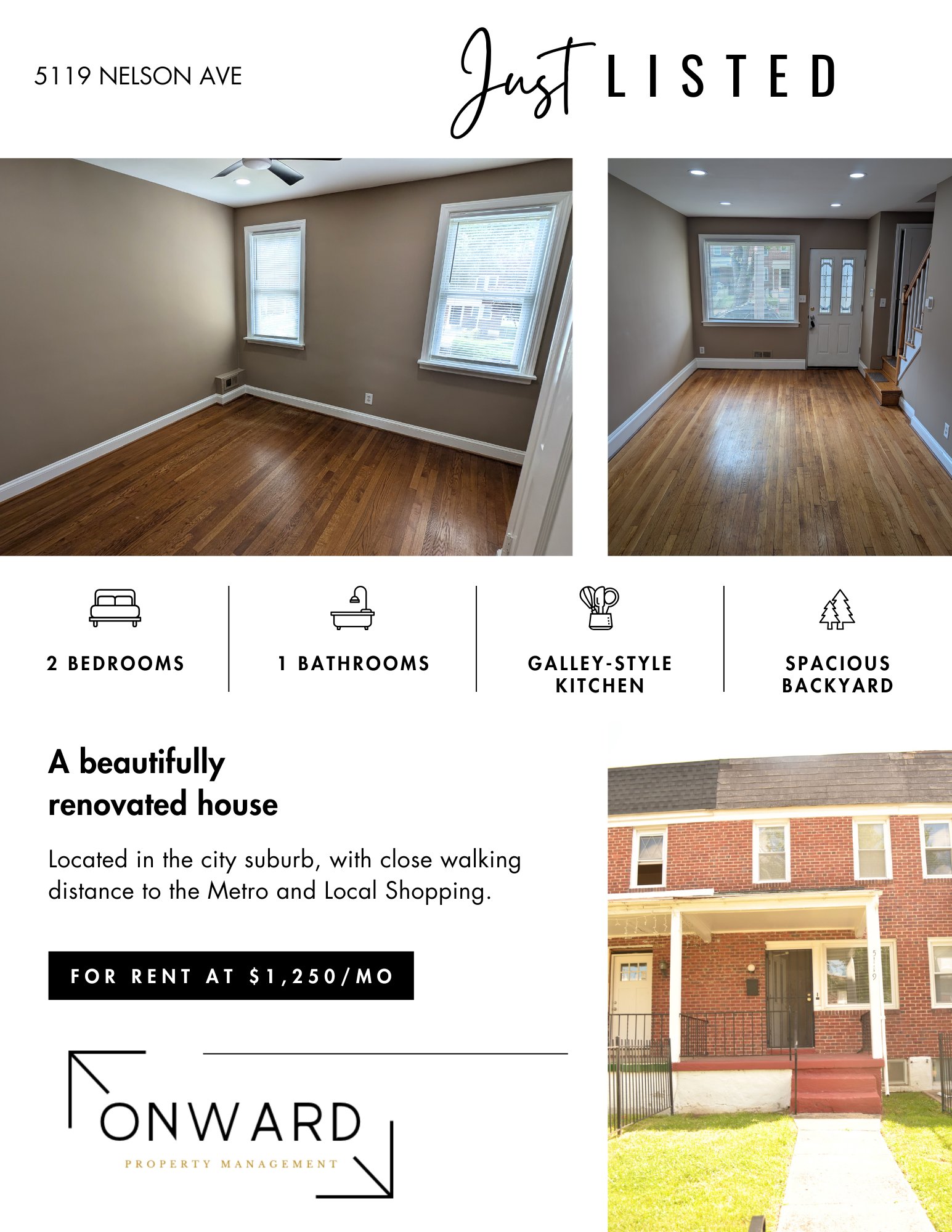 Baltimore Townhome: 5119 Nelson Ave