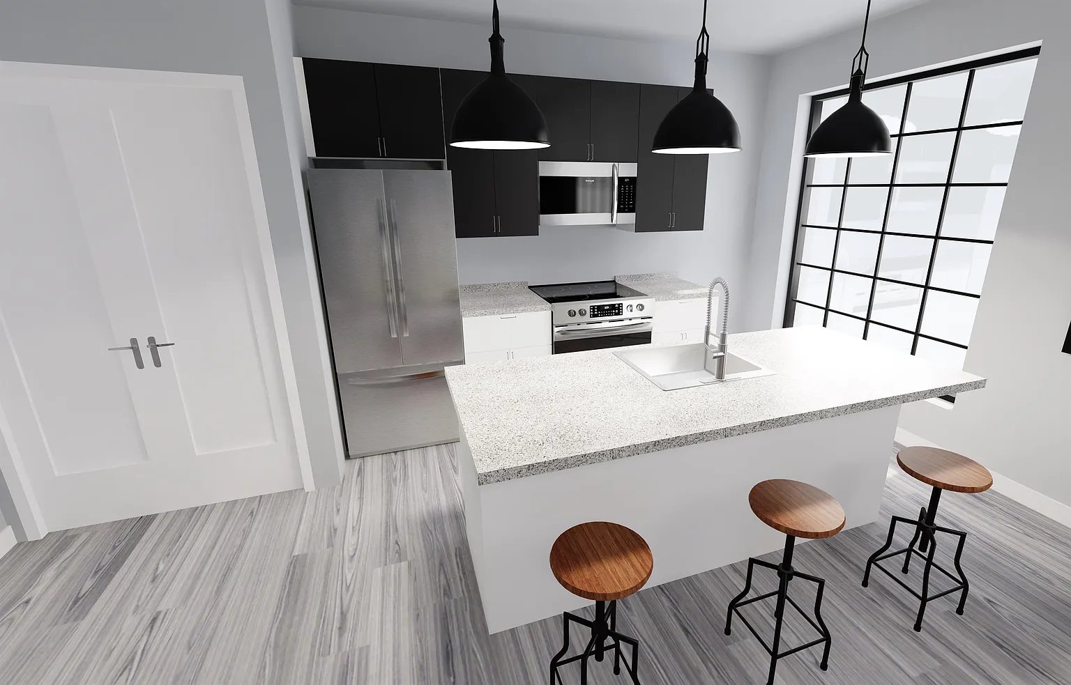 Detroit Apartment: 5918 St. Antoine St.