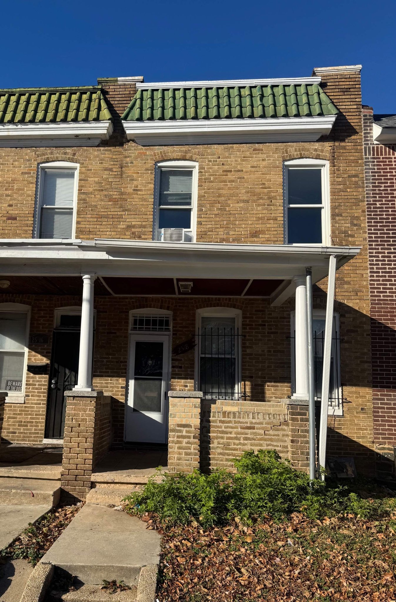 Baltimore Townhome: 2518 Barclay Street Baltimore, MD 21218