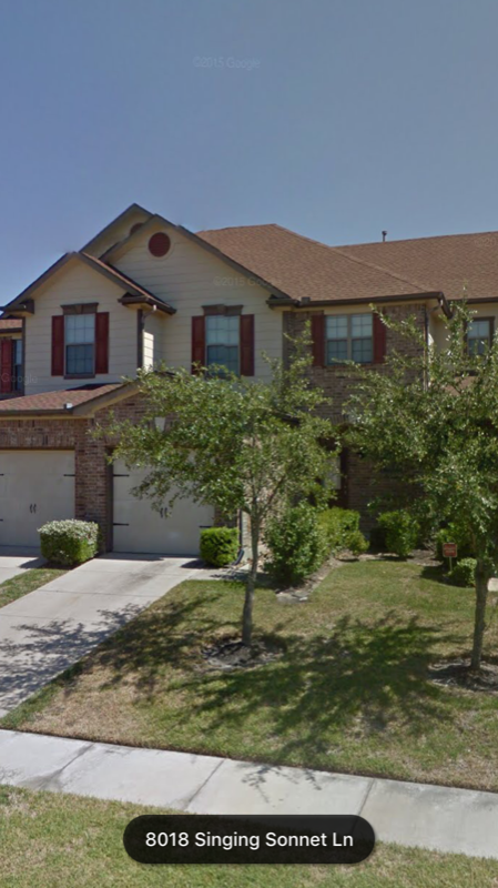 Houston Townhome: 8015 Singing Sonnet Lane