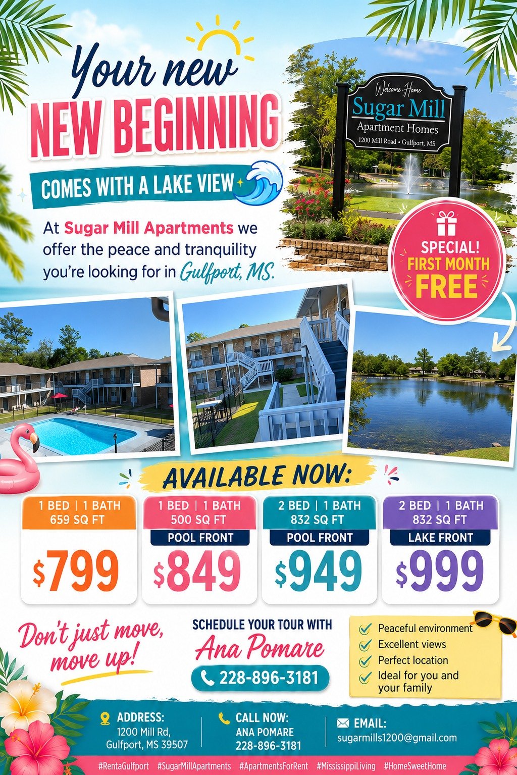 Gulfport Apartment: 1200 Mill Road