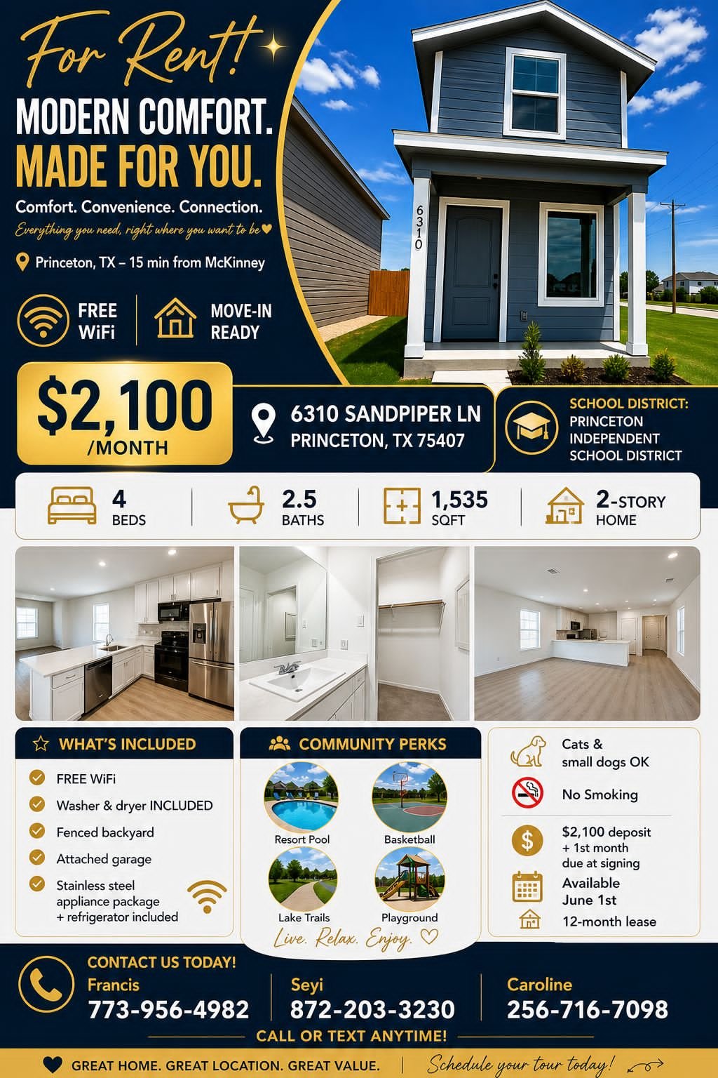 Princeton House: 6310 Sandpiper Ln
