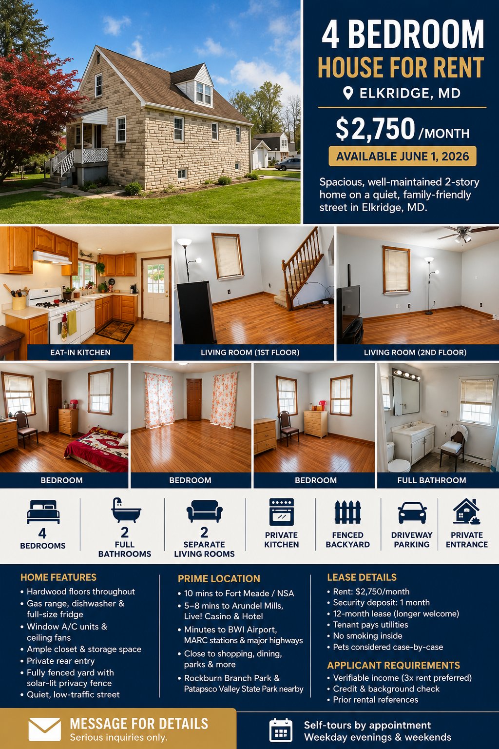 Elkridge Apartment: 6400 Harthorn Ave