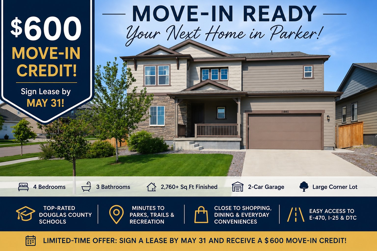 Parker House: 11885 Dodworth St
