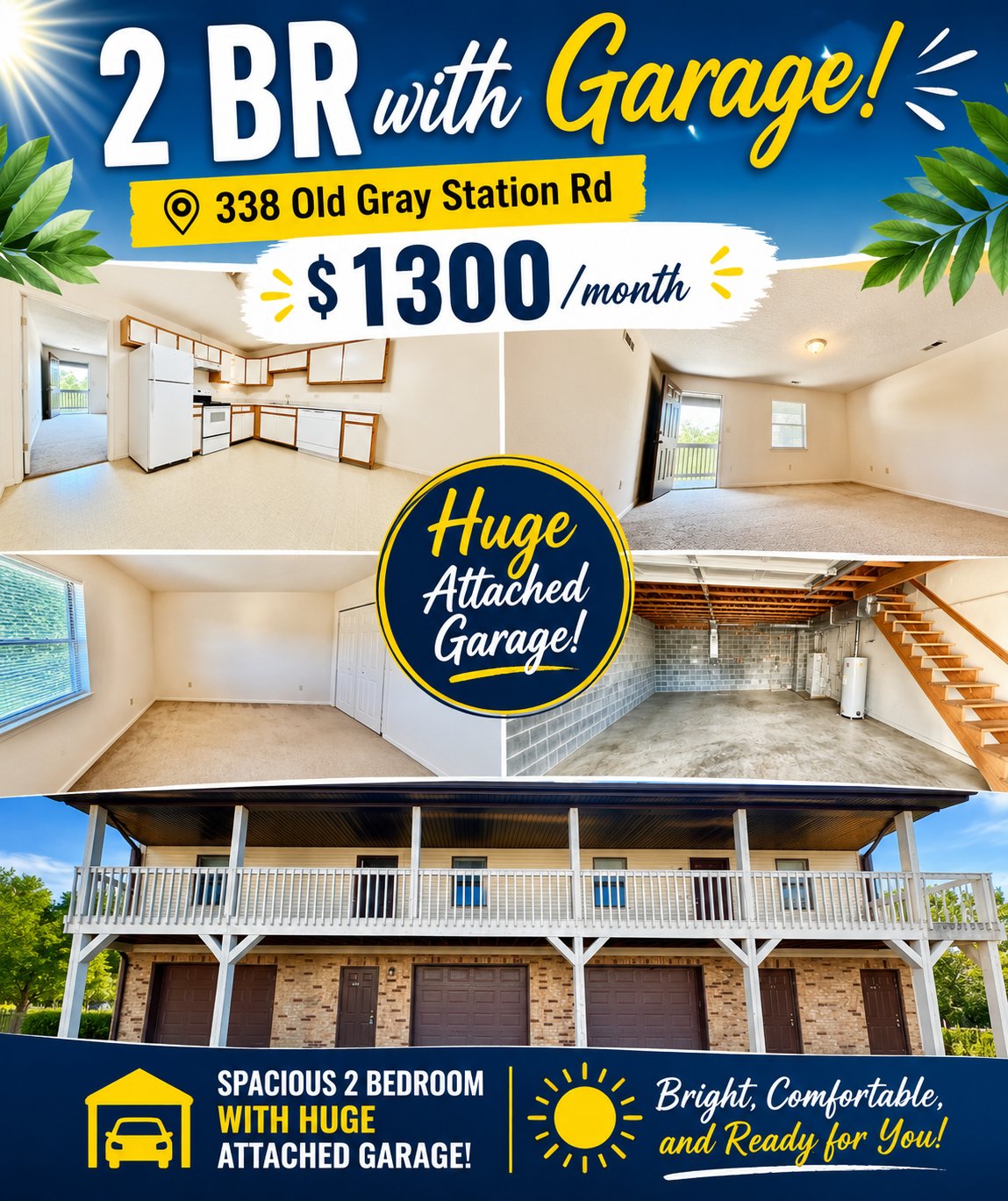 Gray Townhome: 338 Old Gray Station Rd.