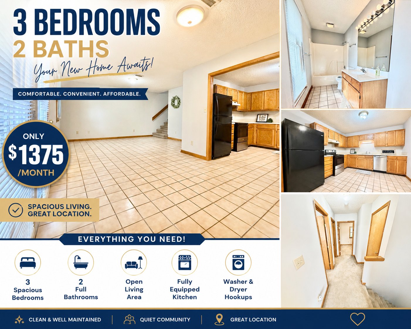 Johnson City Townhome: 105 Mountain View Dr