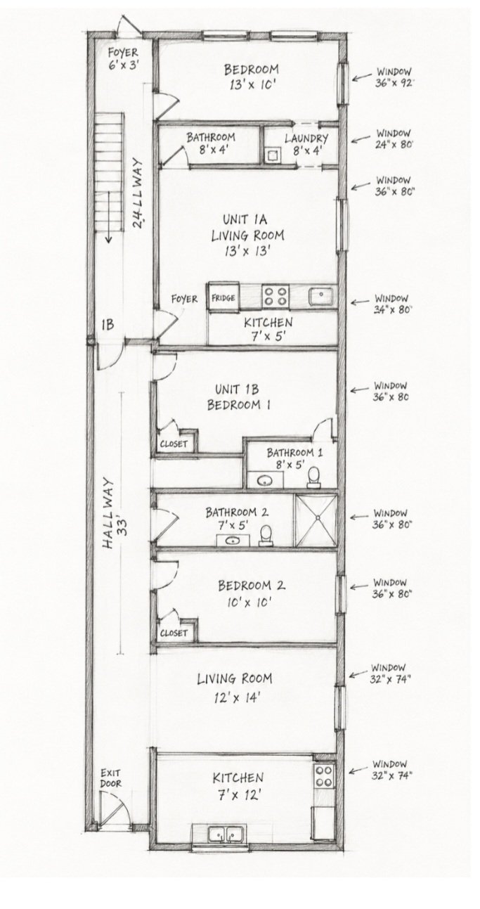 Baltimore Apartment: 1702 Eutaw Pl
