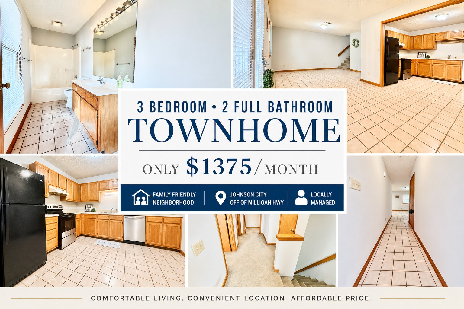 Johnson City Townhome: 105 Mountain View Dr