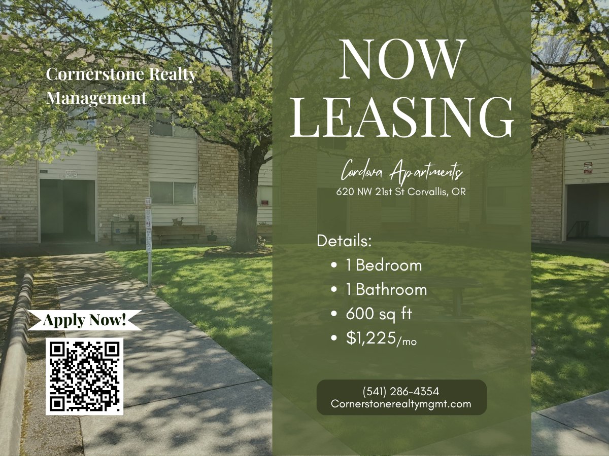 Corvallis Apartment: 620 NW 21st St