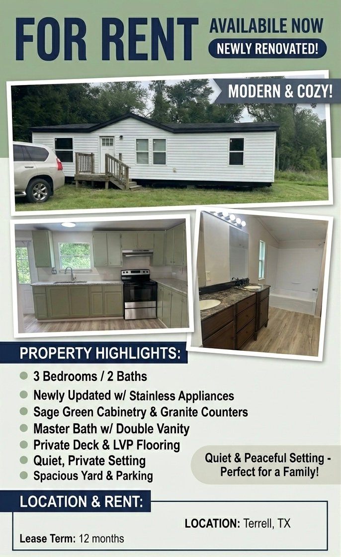 Terrell House: 7050 County Road 131a