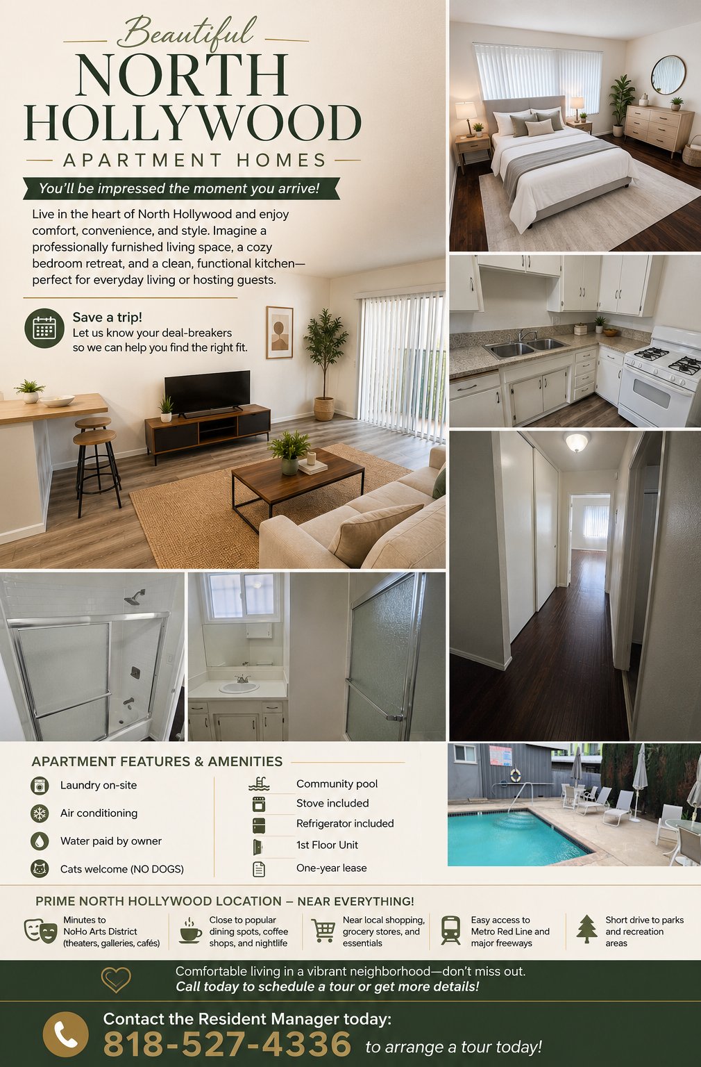 North Hollywood Apartment: 11030 Moorpark St