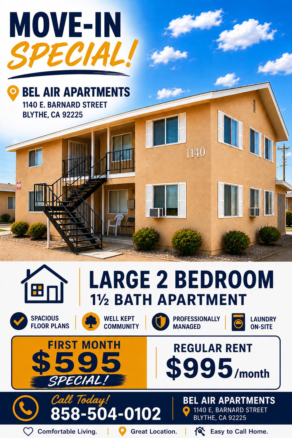Blythe Apartment: 1022 E Barnard St