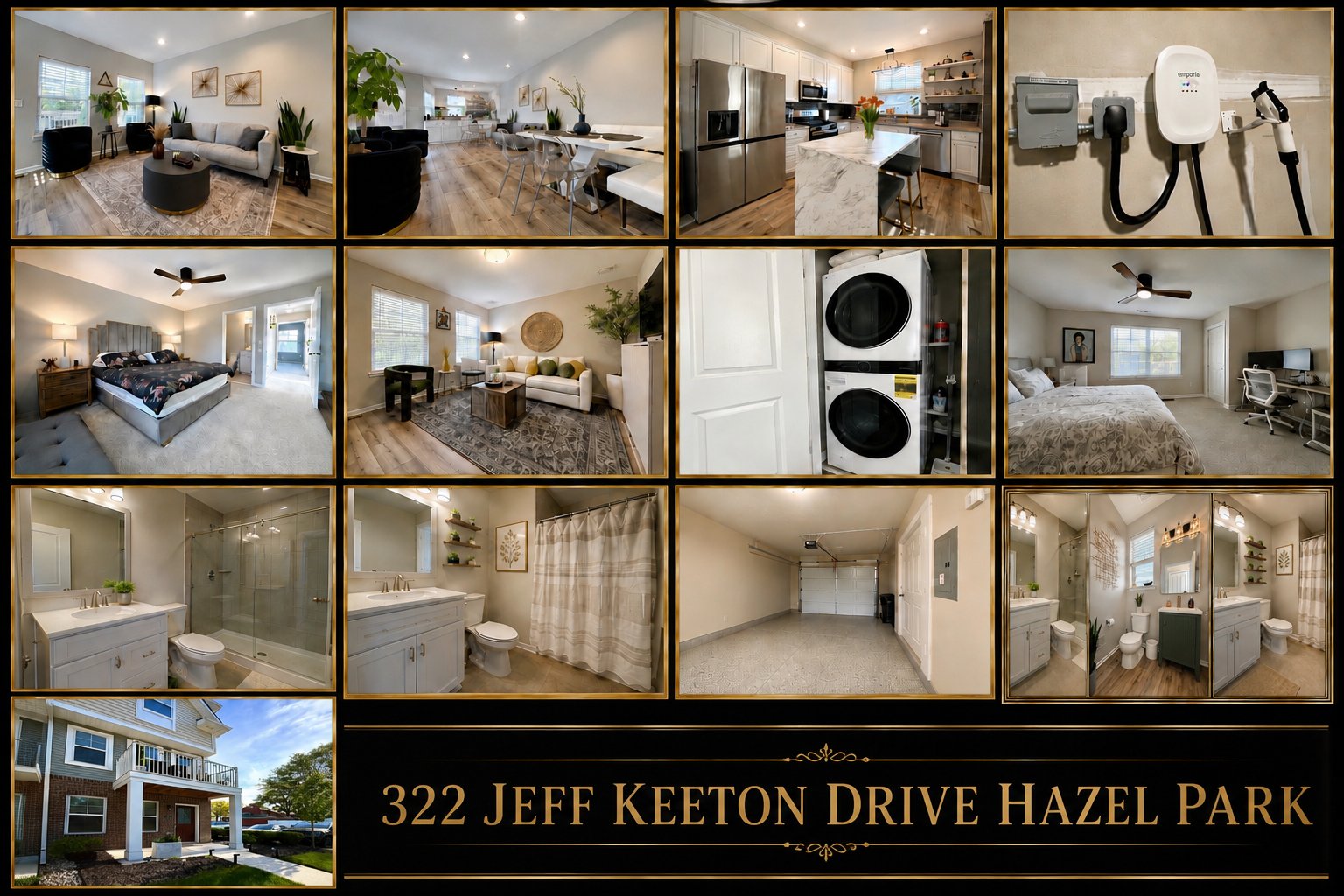 Hazel Park Townhome: 322 Jeff Keeton Dr
