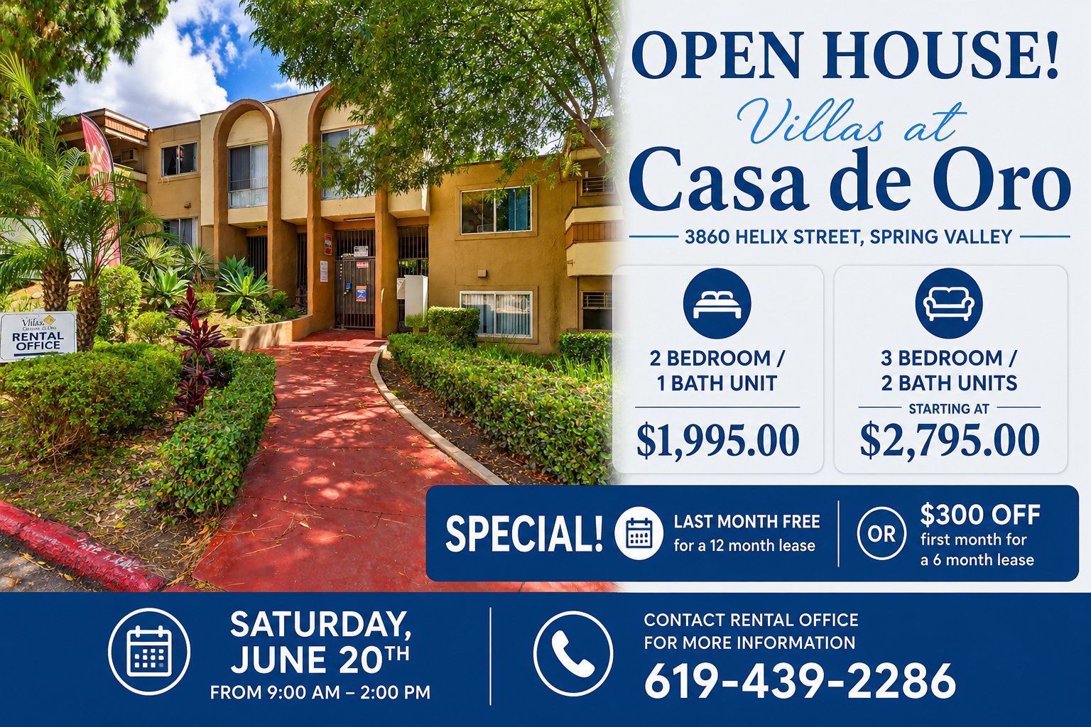 Spring Valley Apartment: 3860 Helix Street